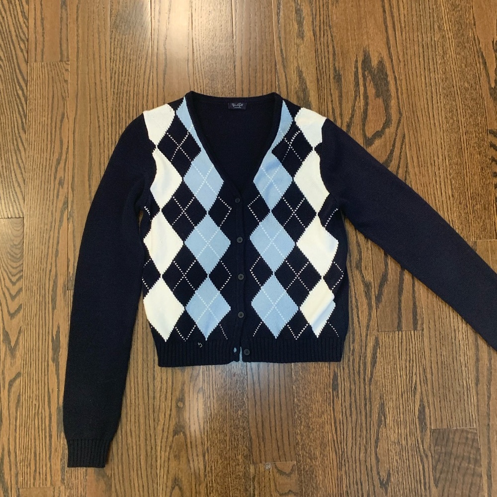 ~Brandy Melville~ Elizabeth Cotton Argyle Sweater